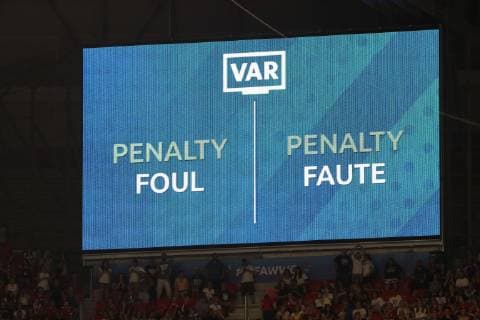 July 2, 2019, Lyon, France: VAR United States and of England game valid for the semifinals of the World Cup of Women s Football at the Lyon Stadium in France on Tuesday, 02. Soccer 2019: Women s World Cup: Semi Final: USA 2:1 England - ZUMAc233 20190702_sha_c233_196 Copyright: xVanessaxCarvalhox