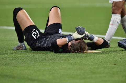 Carly Telford (angleterre) FOOTBALL : Angleterre vs Etats-Unis - Coupe du monde de Football Feminin 1 2 finale - 02 07 2019 FredericChambert Panoramic 