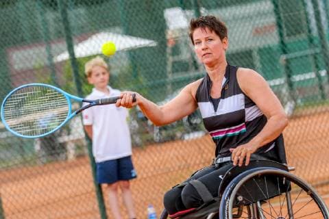 Mieke VAN CHASTELET (NED), 31. German Open Rollstuhltennis 2019, ITF, Berlin, 03.06.2019,