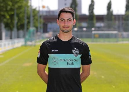 FUSSBALL 2. BUNDESLIGA SAISON 2019 2020 03.07.2019 Fototermin beim VfB Stuttgart Sebastian Hornung; VfB Stuttgart