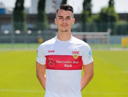 FUSSBALL 2. BUNDESLIGA SAISON 2019 2020 03.07.2019 Fototermin beim VfB Stuttgart Erik Thommy; VfB Stuttgart