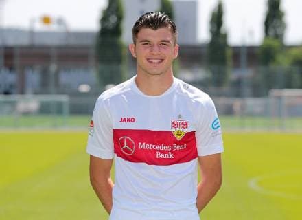 FUSSBALL 2. BUNDESLIGA SAISON 2019 2020 03.07.2019 Fototermin beim VfB Stuttgart Antonis Aidonis; VfB Stuttgart