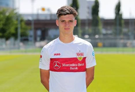 FUSSBALL 2. BUNDESLIGA SAISON 2019 2020 03.07.2019 Fototermin beim VfB Stuttgart Mateo Klimowicz; VfB Stuttgart