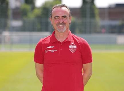 FUSSBALL 2. BUNDESLIGA SAISON 2019 2020 03.07.2019 Fototermin beim VfB Stuttgart Guenther Schaefer; VfB Stuttgart