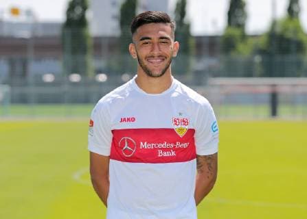 FUSSBALL 2. BUNDESLIGA SAISON 2019 2020 03.07.2019 Fototermin beim VfB Stuttgart Nicolas Gonzalez; VfB Stuttgart