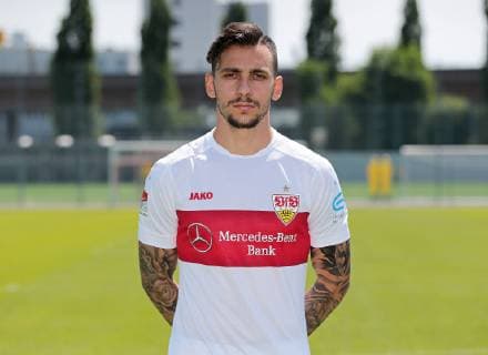 FUSSBALL 2. BUNDESLIGA SAISON 2019 2020 03.07.2019 Fototermin beim VfB Stuttgart Anastasios Donis; VfB Stuttgart