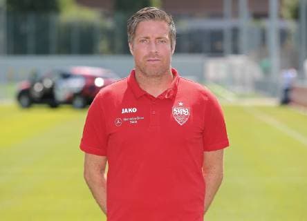 FUSSBALL 2. BUNDESLIGA SAISON 2019 2020 03.07.2019 Fototermin beim VfB Stuttgart Co-Trainer Michael Wimmer; VfB Stuttgart