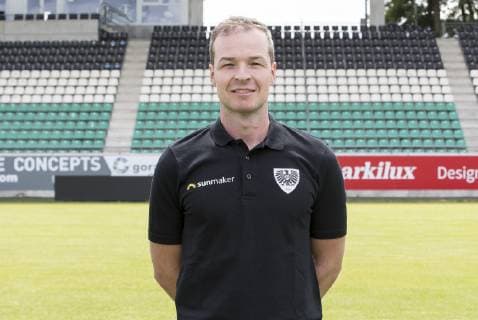 Matthias Sieme; SC Preußen Münster; 3. Liga, Porträttermin 2019 2020 DFB regulations prohibit any use of photographs as image sequences and or quasi-video. Copyright: xKirchner MarcoxSteinbrennerx