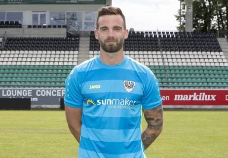 Oliver Schnitzler; SC Preußen Münster; 3. Liga, Porträttermin 2019 2020 DFB regulations prohibit any use of photographs as image sequences and or quasi-video. Copyright: xKirchner MarcoxSteinbrennerx