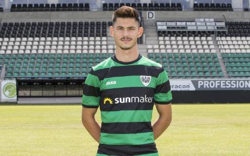 Ugur Tezel; SC Preußen Münster; 3. Liga, Porträttermin 2019 2020 DFB regulations prohibit any use of photographs as image sequences and or quasi-video. Copyright: xKirchner MarcoxSteinbrennerx