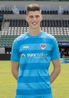 Marian Prinz; SC Preußen Münster; 3. Liga, Porträttermin 2019 2020 DFB regulations prohibit any use of photographs as image sequences and or quasi-video. Copyright: xKirchner MarcoxSteinbrennerx