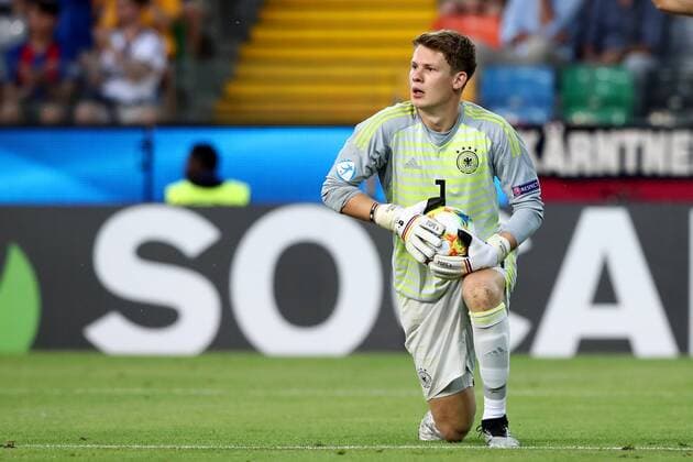 Alexander Nubel of Germany in action Udine 30-06-2019 Stadio Friuli Football UEFA Under 21 Championship Italy 2019 final Spain - Germany Photo Cesare Purini Insidefoto CesarexPurini