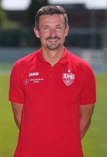 Martin Franz VfB Stuttgart , FUSSBALL 2. BUNDESLIGA SAISON 2019 2020 03.07.2019 Fototermin beim VfB Stuttgart Athletik-Trainer Martin Franz; VfB Stuttgart