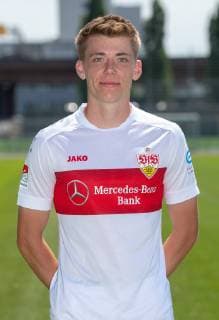 FUSSBALL 2. BUNDESLIGA SAISON 2019 2020 03.07.2019 Fototermin beim VfB Stuttgart Luca Mack, VfB Stuttgart