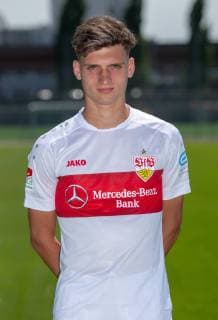 Mateo Klimowicz, VfB Stuttgart , FUSSBALL 2. BUNDESLIGA SAISON 2019 2020 03.07.2019 Fototermin beim VfB Stuttgart Mateo Klimowicz, VfB Stuttgart