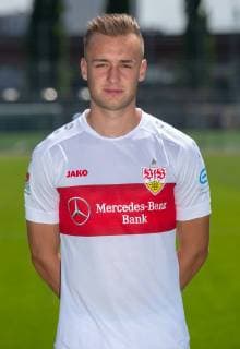 David Kopacz VfB Stuttgart , FUSSBALL 2. BUNDESLIGA SAISON 2019 2020 03.07.2019 Fototermin beim VfB Stuttgart David Kopacz; VfB Stuttgart