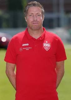 Michael Wimmer VfB Stuttgart , FUSSBALL 2. BUNDESLIGA SAISON 2019 2020 03.07.2019 Fototermin beim VfB Stuttgart Co-Trainer Michael Wimmer; VfB Stuttgart
