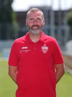 Tim Walter VfB Stuttgart , FUSSBALL 2. BUNDESLIGA SAISON 2019 2020 03.07.2019 Fototermin beim VfB Stuttgart Cheftrainer Tim Walter; VfB Stuttgart