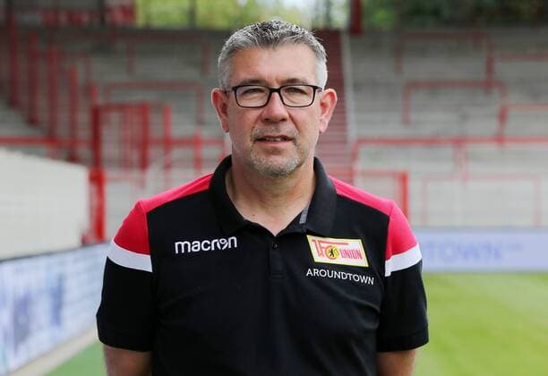 Trainer Urs Fischer Fußball Fussball Bundesliga Herren DFL Porträttermin Saison 2019 2020 06.07.2019 1.FC Union Berlin FCU Kader, Vorstellung, Präsentation, Pressetermin