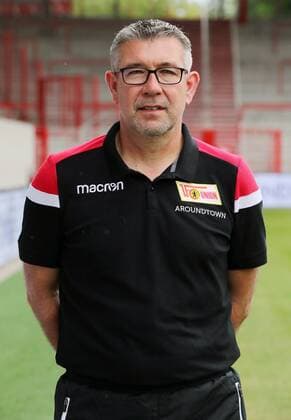 Trainer Urs Fischer Fußball Fussball Bundesliga Herren DFL Porträttermin Saison 2019 2020 06.07.2019 1.FC Union Berlin FCU Kader, Vorstellung, Präsentation, Pressetermin