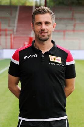 Co Trainer Sebastian Bönig Fußball Fussball Bundesliga Herren DFL Porträttermin Saison 2019 2020 06.07.2019 1.FC Union Berlin FCU Kader, Vorstellung, Präsentation, Pressetermin