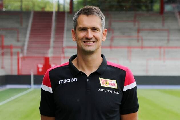 Torwarttrainer Michael Gspurning Fußball Fussball Bundesliga Herren DFL Porträttermin Saison 2019 2020 06.07.2019 1.FC Union Berlin FCU Kader, Vorstellung, Präsentation, Pressetermin