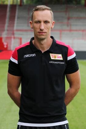 Christopher Busse Reha-Trainer Fußball Fussball Bundesliga Herren DFL Porträttermin Saison 2019 2020 06.07.2019 1.FC Union Berlin FCU Kader, Vorstellung, Präsentation, Pressetermin