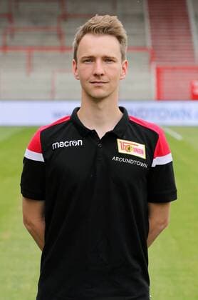 Maximilian Perschk (Physiotherapeut) Fußball Fussball Bundesliga Herren DFL Porträttermin Saison 2019 2020 06.07.2019 1.FC Union Berlin FCU Kader, Vorstellung, Präsentation, Pressetermin