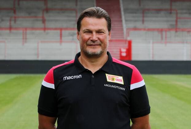 Frank Placzek (Physiotherapeut) Fußball Fussball Bundesliga Herren DFL Porträttermin Saison 2019 2020 06.07.2019 1.FC Union Berlin FCU Kader, Vorstellung, Präsentation, Pressetermin