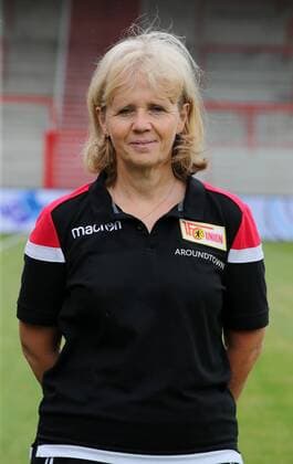 Susi Kopplin (Mannschaftsleiterin) Fußball Fussball Bundesliga Herren DFL Porträttermin Saison 2019 2020 06.07.2019 1.FC Union Berlin FCU Kader, Vorstellung, Präsentation, Pressetermin