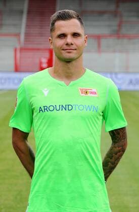 Torwart Rafal Gikiewicz Fußball Fussball Bundesliga Herren DFL Porträttermin Saison 2019 2020 06.07.2019 1.FC Union Berlin FCU Kader, Vorstellung, Präsentation, Pressetermin