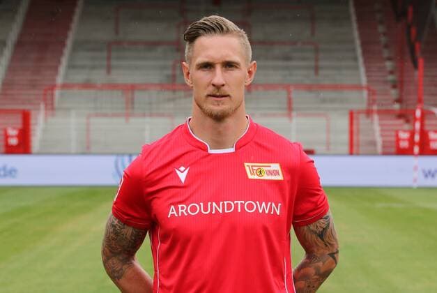 Sebastian Polter Fußball Fussball Bundesliga Herren DFL Porträttermin Saison 2019 2020 06.07.2019 1.FC Union Berlin FCU Kader, Vorstellung, Präsentation, Pressetermin