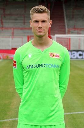 Torwart Moritz Nicolas Fußball Fussball Bundesliga Herren DFL Porträttermin Saison 2019 2020 06.07.2019 1.FC Union Berlin FCU Kader, Vorstellung, Präsentation, Pressetermin