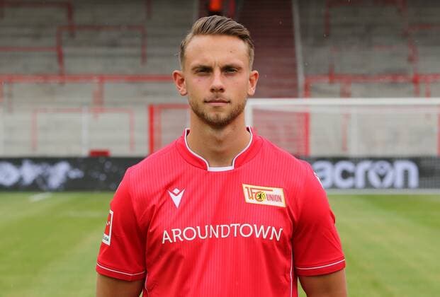 Marcus Ingvartsen Fußball Fussball Bundesliga Herren DFL Porträttermin Saison 2019 2020 06.07.2019 1.FC Union Berlin FCU Kader, Vorstellung, Präsentation, Pressetermin