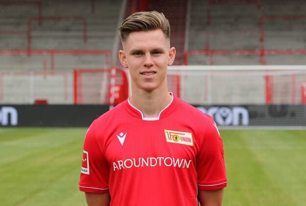 Julius Kade Fußball Fussball Bundesliga Herren DFL Porträttermin Saison 2019 2020 06.07.2019 1.FC Union Berlin FCU Kader, Vorstellung, Präsentation, Pressetermin
