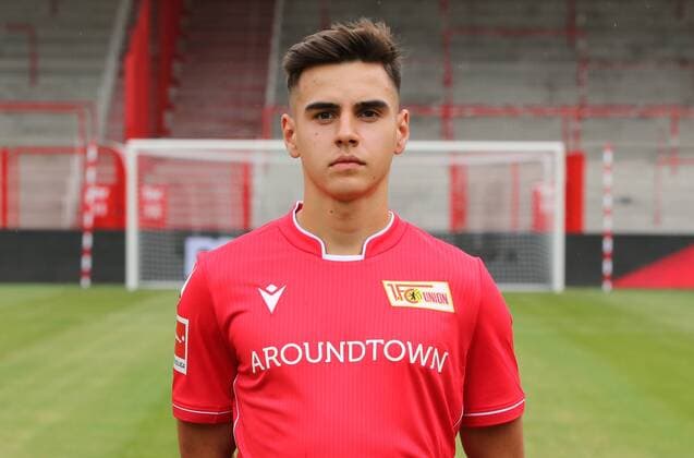 Maurice Arcones Opfermann Fußball Fussball Bundesliga Herren DFL Porträttermin Saison 2019 2020 06.07.2019 1.FC Union Berlin FCU Kader, Vorstellung, Präsentation, Pressetermin