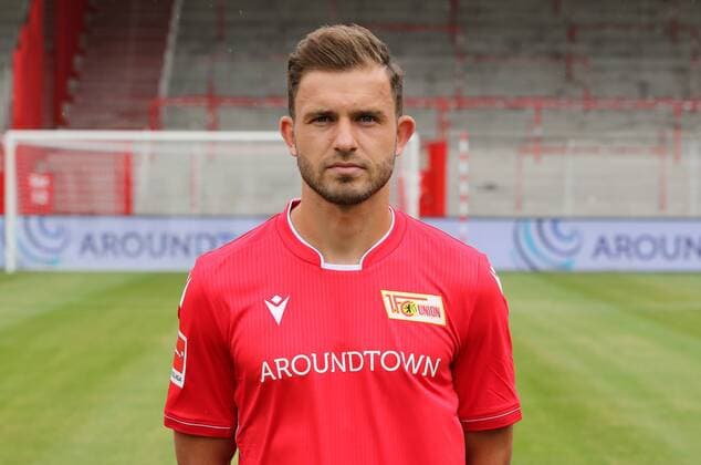 Ken Reichel Fußball Fussball Bundesliga Herren DFL Porträttermin Saison 2019 2020 06.07.2019 1.FC Union Berlin FCU Kader, Vorstellung, Präsentation, Pressetermin