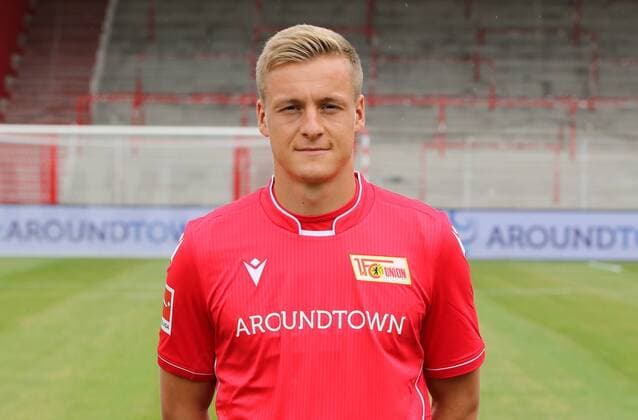Felix Kroos Fußball Fussball Bundesliga Herren DFL Porträttermin Saison 2019 2020 06.07.2019 1.FC Union Berlin FCU Kader, Vorstellung, Präsentation, Pressetermin