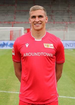 Grischa Prömel Fußball Fussball Bundesliga Herren DFL Porträttermin Saison 2019 2020 06.07.2019 1.FC Union Berlin FCU Kader, Vorstellung, Präsentation, Pressetermin