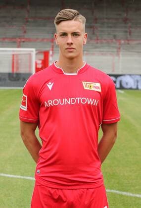 Laurenz Dehl Fußball Fussball Bundesliga Herren DFL Porträttermin Saison 2019 2020 06.07.2019 1.FC Union Berlin FCU Kader, Vorstellung, Präsentation, Pressetermin