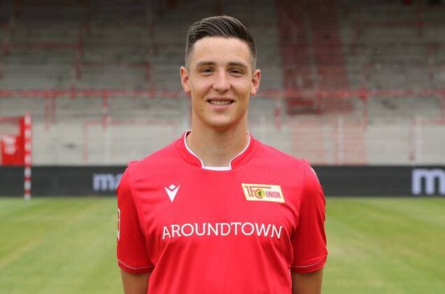 Keven Schlotterbeck Fußball Fussball Bundesliga Herren DFL Porträttermin Saison 2019 2020 06.07.2019 1.FC Union Berlin FCU Kader, Vorstellung, Präsentation, Pressetermin