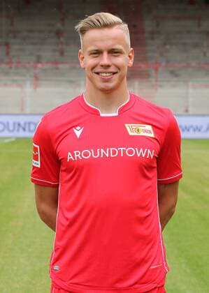 Lennard Maloney Fußball Fussball Bundesliga Herren DFL Porträttermin Saison 2019 2020 06.07.2019 1.FC Union Berlin FCU Kader, Vorstellung, Präsentation, Pressetermin