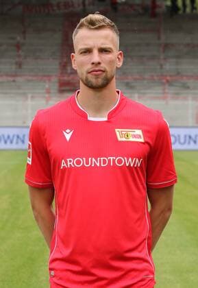 Marvin Friedrich Fußball Fussball Bundesliga Herren DFL Porträttermin Saison 2019 2020 06.07.2019 1.FC Union Berlin FCU Kader, Vorstellung, Präsentation, Pressetermin