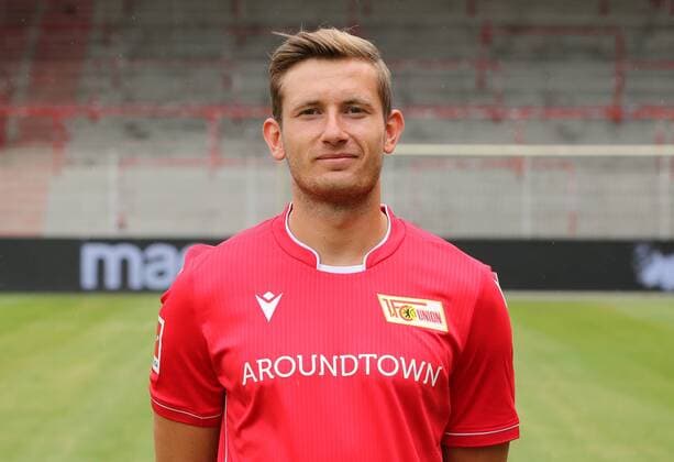 Christopher Lenz Fußball Fussball Bundesliga Herren DFL Porträttermin Saison 2019 2020 06.07.2019 1.FC Union Berlin FCU Kader, Vorstellung, Präsentation, Pressetermin