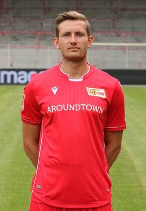 Christopher Lenz Fußball Fussball Bundesliga Herren DFL Porträttermin Saison 2019 2020 06.07.2019 1.FC Union Berlin FCU Kader, Vorstellung, Präsentation, Pressetermin