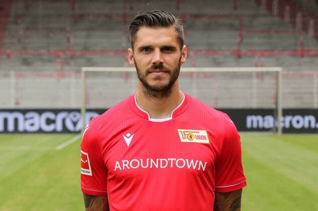 Christopher Trimmel Fußball Fussball Bundesliga Herren DFL Porträttermin Saison 2019 2020 06.07.2019 1.FC Union Berlin FCU Kader, Vorstellung, Präsentation, Pressetermin