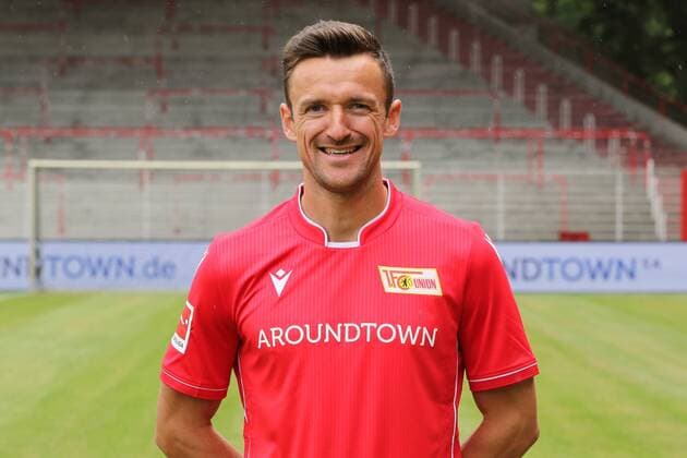 Christian Gentner Fußball Fussball Bundesliga Herren DFL Porträttermin Saison 2019 2020 06.07.2019 1.FC Union Berlin FCU Kader, Vorstellung, Präsentation, Pressetermin
