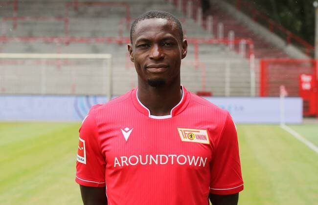 Anthony Ujah Fußball Fussball Bundesliga Herren DFL Porträttermin Saison 2019 2020 06.07.2019 1.FC Union Berlin FCU Kader, Vorstellung, Präsentation, Pressetermin
