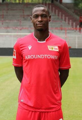 Anthony Ujah Fußball Fussball Bundesliga Herren DFL Porträttermin Saison 2019 2020 06.07.2019 1.FC Union Berlin FCU Kader, Vorstellung, Präsentation, Pressetermin