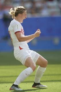 July 6, 2019 - Nice, France - Ellen White (Birmingham City WFC) of England celebrates after scoring her sides first goal during the 2019 FIFA Women s World Cup France 3rd Place Match match between England and Sweden at Stade de Nice on July 6, 2019 in Nice, France. England v Sweden: 3rd Place Match - 2019 FIFA Women s World Cup France  - ZUMAn230 20190706_zaa_n230_181 Copyright: xJosexBretonx